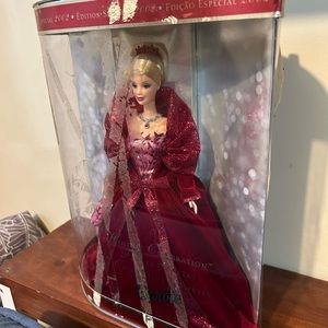 2002 Holiday Barbie in box Vintage
